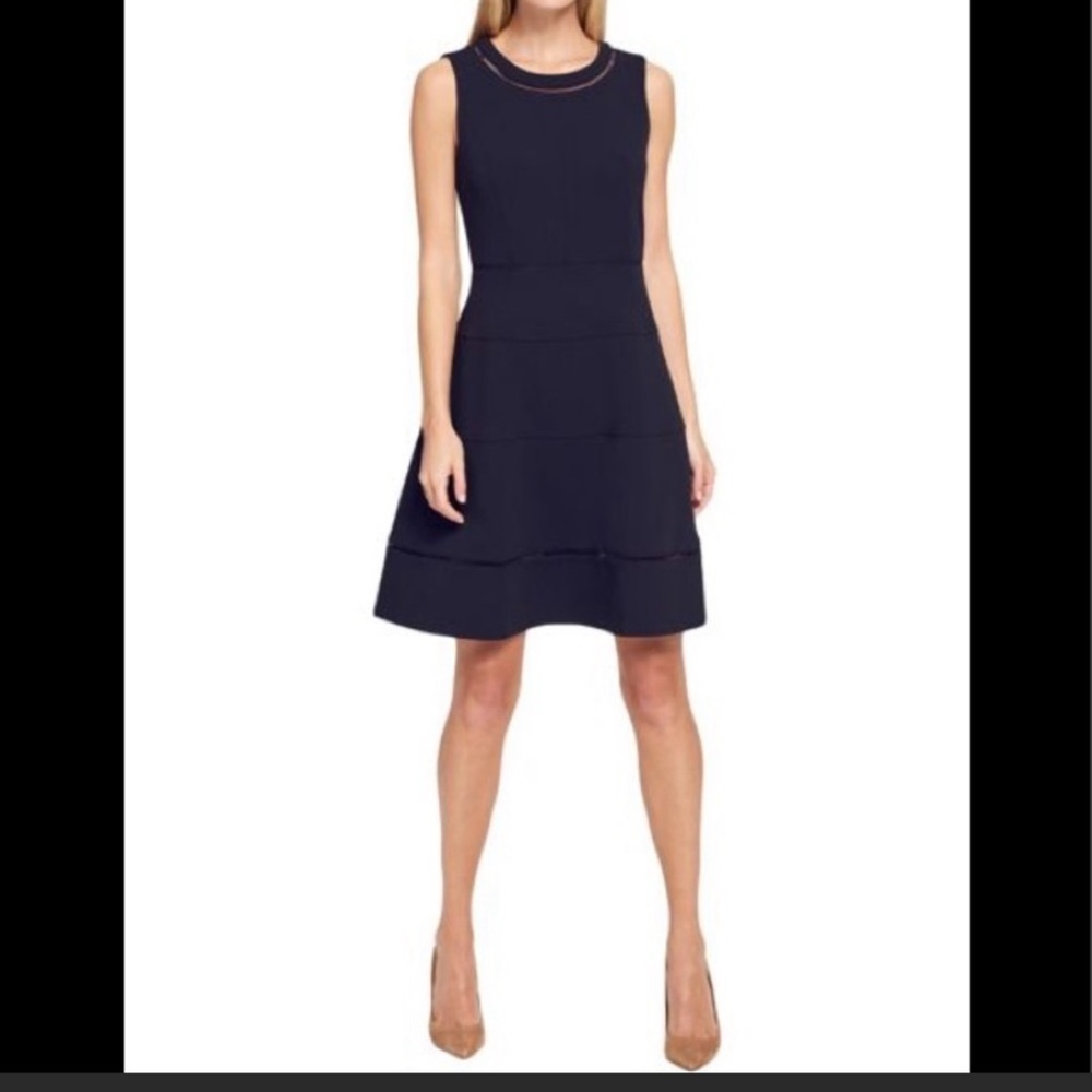 NWOT tommy hilfiger scuba dress navy size 2